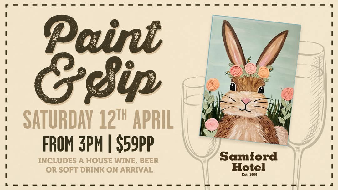 Bunny Paint & Sip
