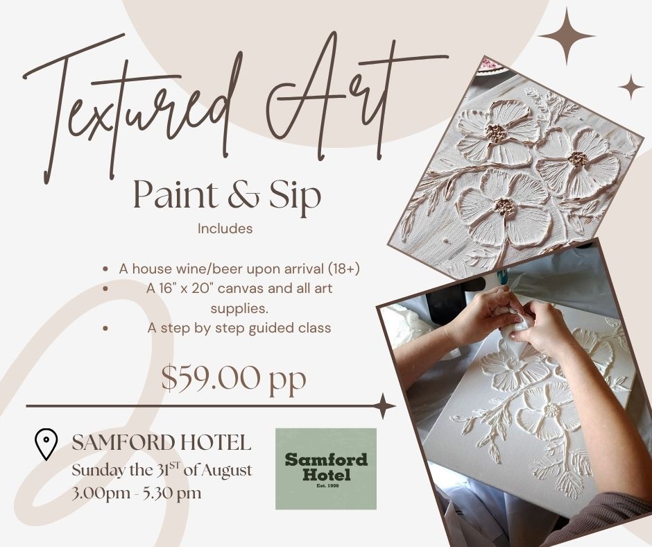 Textured Paint & Sip
